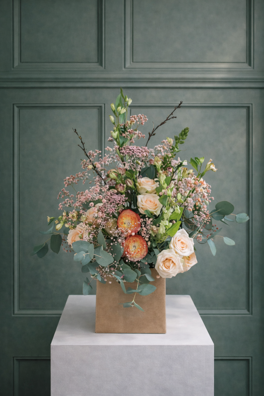 Ramo pastel en bolsa EB -S-