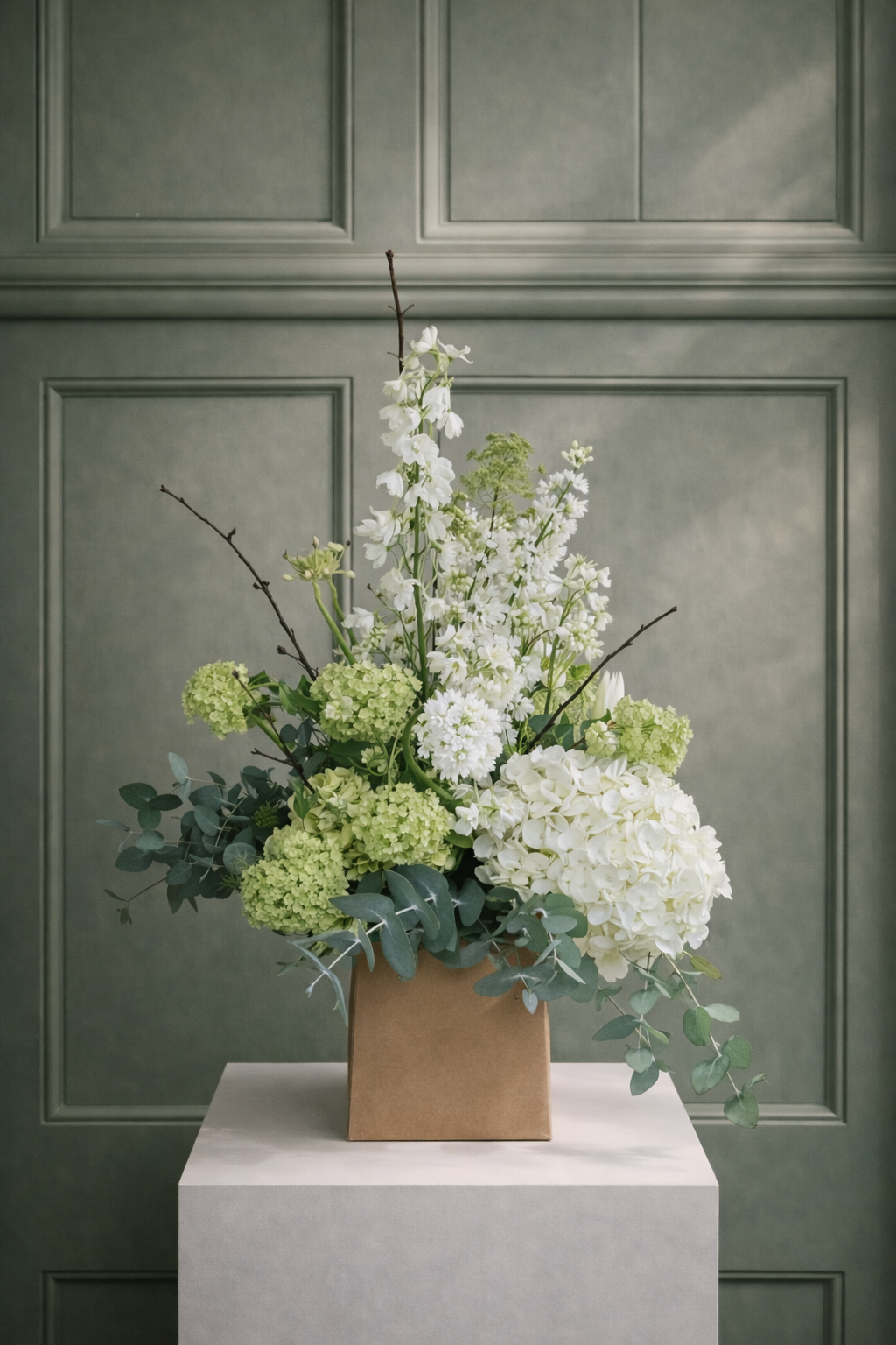 Ramo blanco en bolsa EB -M-